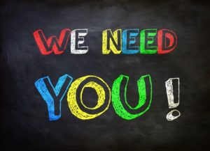 we need you